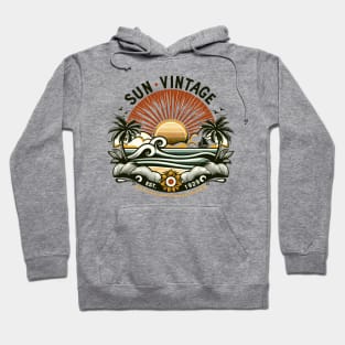 Bahamas Beach Vintage SUN Hoodie